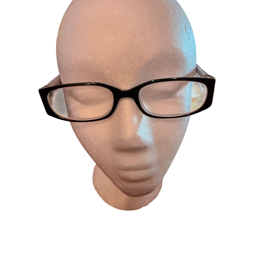 Essence Jalicia Black Rectangular Eyeglass FRAMES ONLY  Filigree 54-18-135